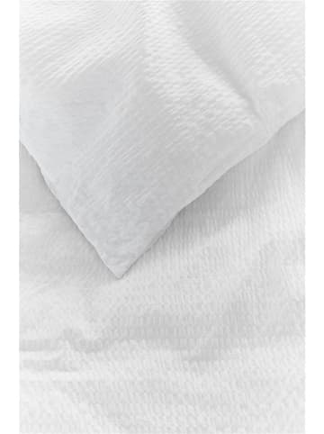 Beddinghouse Seersucker beddengoedset "Wave" wit