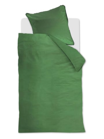 Beddinghouse Beddengoedset "Natrl Stone Fraying" groen