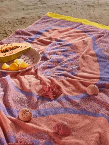 Beddinghouse Strandtuch "Papaya" in Orange/ Rosa