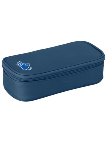 FABELAB Federmäppchen in Dunkelblau - (B)22 x (H)11 x (T)6 cm