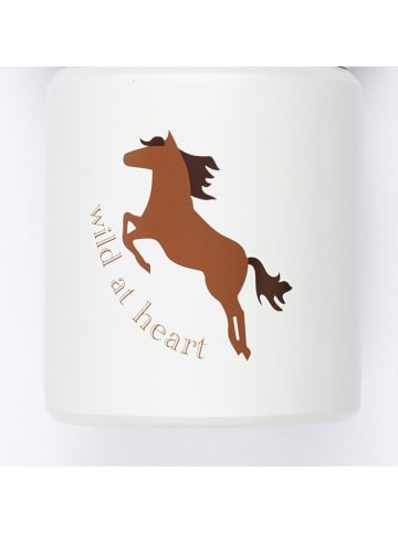 FABELAB Pojemnik termiczny "Wild at Heart" w kolorze białym - 450 ml