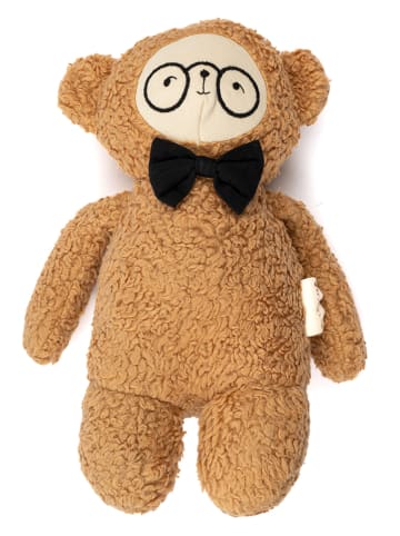 FABELAB Przytulanka "Benji" w kolorze jasnobrązowym - 0+