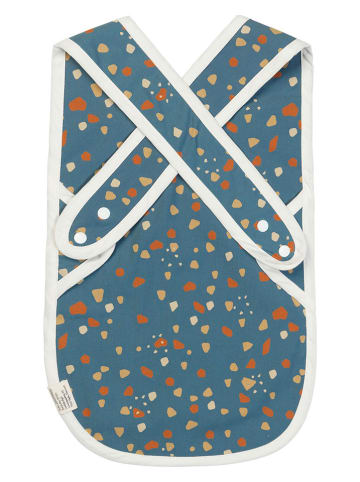 FABELAB Śliniaczek "Cobblestone" w kolorze niebieskim