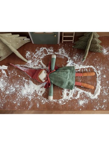 FABELAB Puppe "Ida" in Khaki/ Rot - ab Geburt