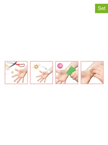 BUKI 75-częściowy zestaw "Metal Tattoos" - 8+