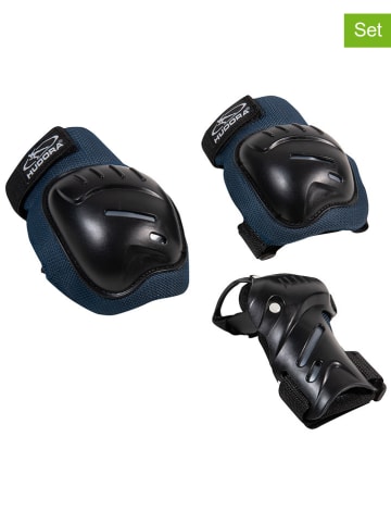 Hudora 6tlg. Protektoren-Set "Comfort" in Schwarz