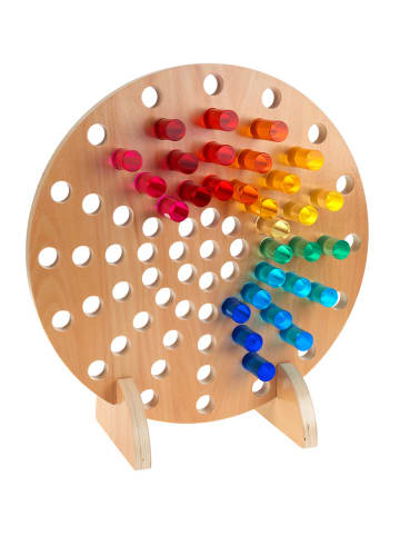 SUNNYSUE Houten standaard met gaatjesframe naturel