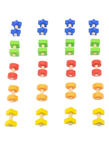 New Classic Toys 40tlg. Schrauben-Set in Bunt - ab 24 Monaten