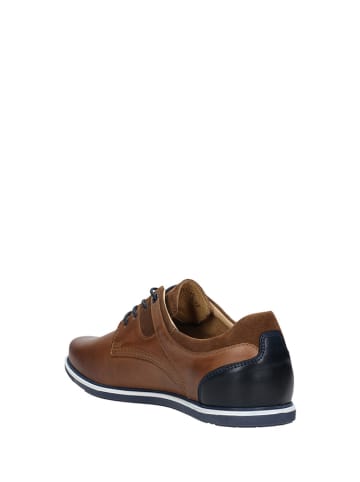 Wojas Leren veterschoenen lichtbruin