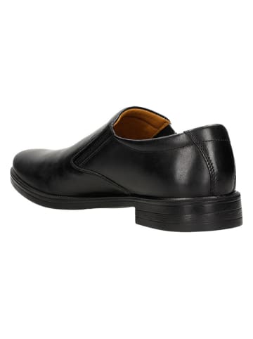 Wojas Leder-Slipper in Schwarz