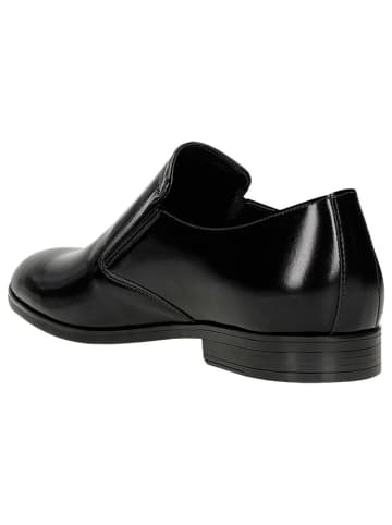 Wojas Leder-Slipper in Schwarz