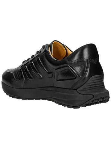 Wojas Leder-Sneakers in Schwarz
