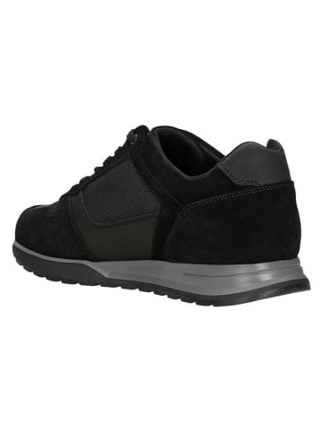 Wojas Skórzane sneakersy w kolorze czarnym