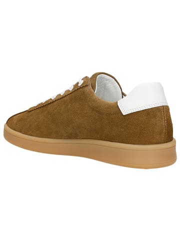 Wojas Skórzane sneakersy w kolorze jasnobrązowym