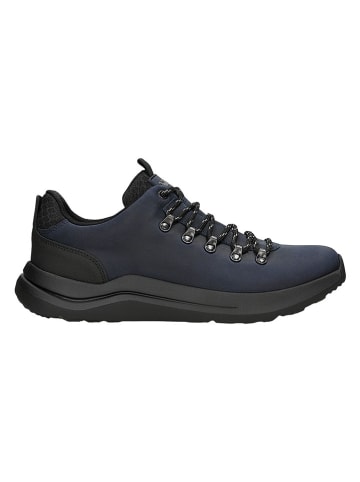 Wojas Leren trekkingschoenen donkerblauw