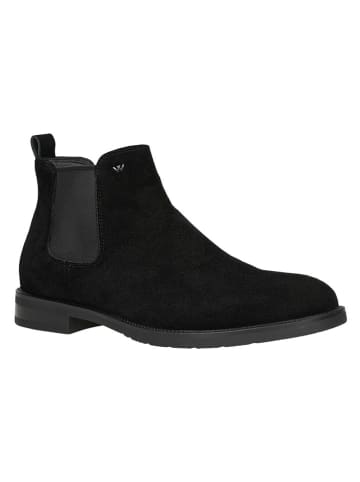 Wojas Leren chelseaboots zwart