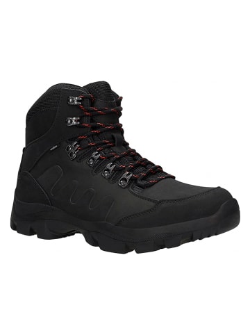 Wojas Leder-Trekkingscuhhe in Schwarz