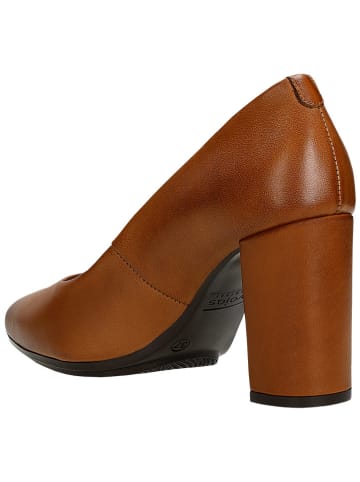 Wojas Leder-Pumps in Braun