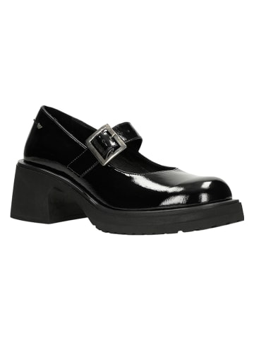 Wojas Skórzane czółenka w kolorze czarnym