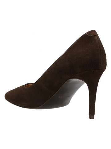 Wojas Leren pumps bruin