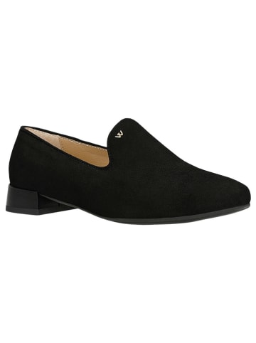 Wojas Leder-Mokassins in Schwarz