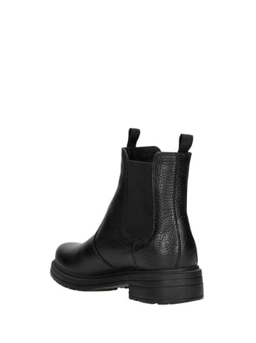 Wojas Leder-Chelsea-Boots in Schwarz