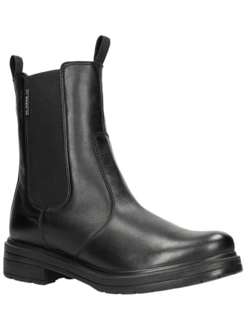 Wojas Leder-Chelsea-Boots in Schwarz