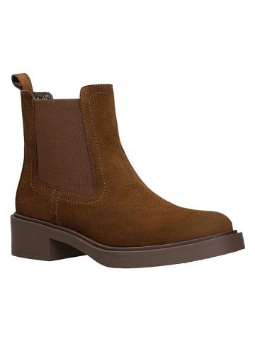 Wojas Leder-Chelsea-Boots in Braun