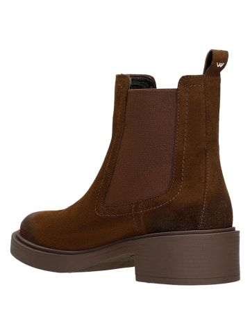 Wojas Leren chelseaboots bruin