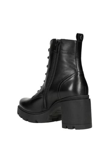 Wojas Leder-Stiefeletten in Schwarz