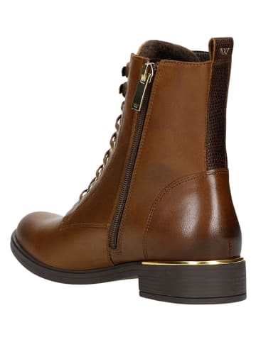 Wojas Leren boots lichtbruin