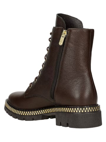 Wojas Leder-Boots in Braun