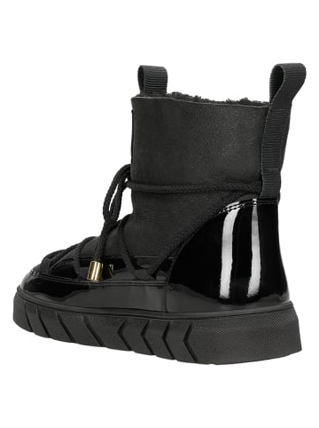 Relaks Leren winterlaarzen zwart