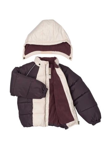 mikk-line Kurtka pikowana w kolorze kremowo-brązowym