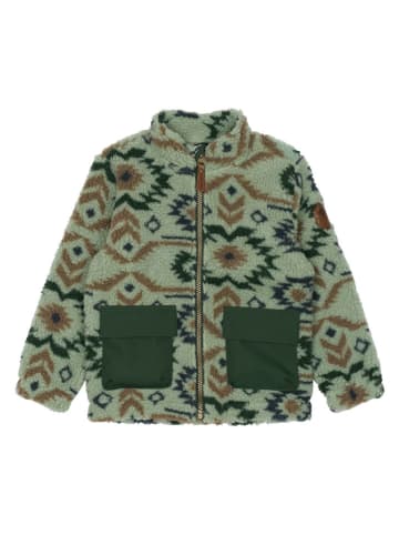 mikk-line Kurtka polarowa w kolorze zielonym