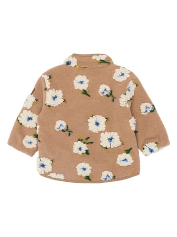 mikk-line Fleecejacke in Beige/ Hellbraun