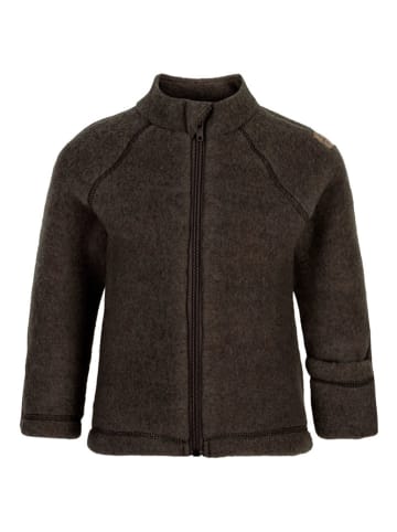 mikk-line Wolljacke in Braun