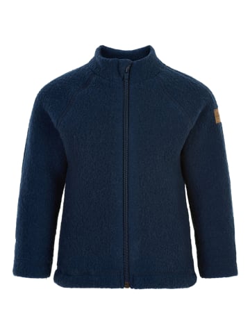 mikk-line Wolljacke in Dunkelblau