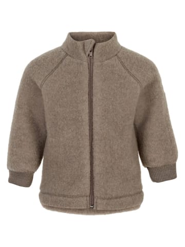 mikk-line Wolljacke in Hellbraun