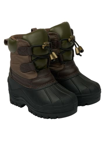 mikk-line Winterboots zwart/bruin