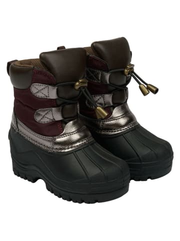 mikk-line Winterboots in Schwarz/ Rot