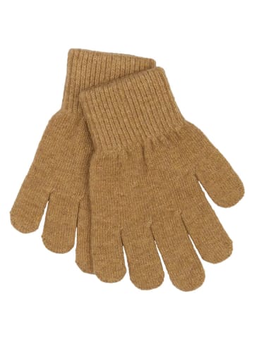 mikk-line 3er-Set: Fingerhandschuhe in Braun/ Beige