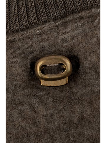 mikk-line Wollfäustlinge in Dunkelbraun