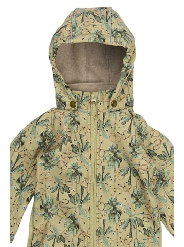 mikk-line Softshellanzug in Gelb/ Grün