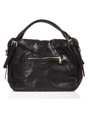 Anna Morellini Leren shopper "Cortona" bruin - (B)40 x (H)36 x (D)16 cm