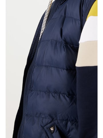 Garcia Doorgestikte bodywarmer donkerblauw