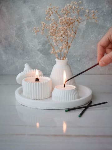 Lucky Bees 4-częściowy zestaw w kolorze białym