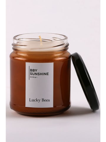 Lucky Bees Duftkerze in Braun - 200 g