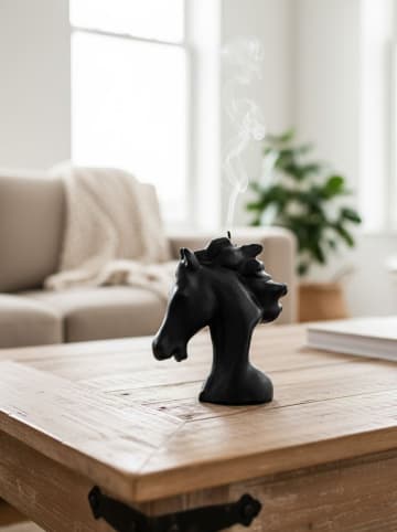 Lucky Bees Duftkerze in Schwarz - 220 g