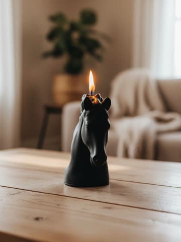 Lucky Bees Duftkerze in Schwarz - 220 g